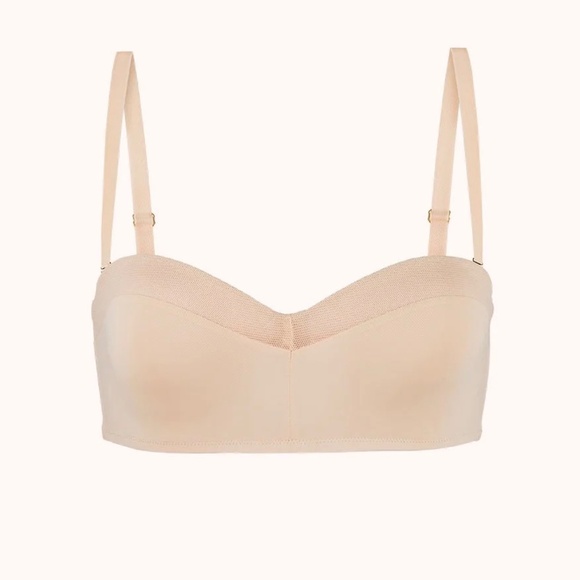 LIVELY The No-Wire Strapless Toasted Almond Strapless Bra - Picture 14 of 16